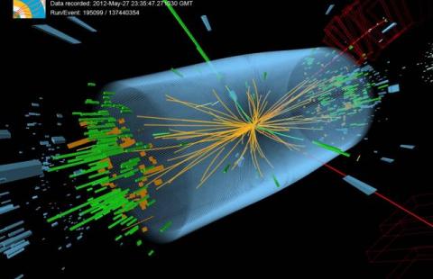A record particle collision