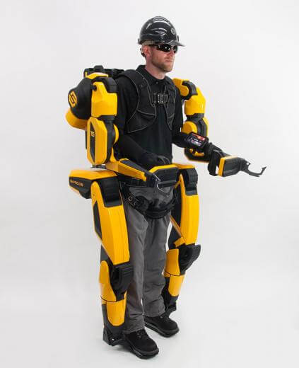 The first battery-powered full-body industrial robotic exoskeleton — developed by Sarcos Robotics and available in early 2020 