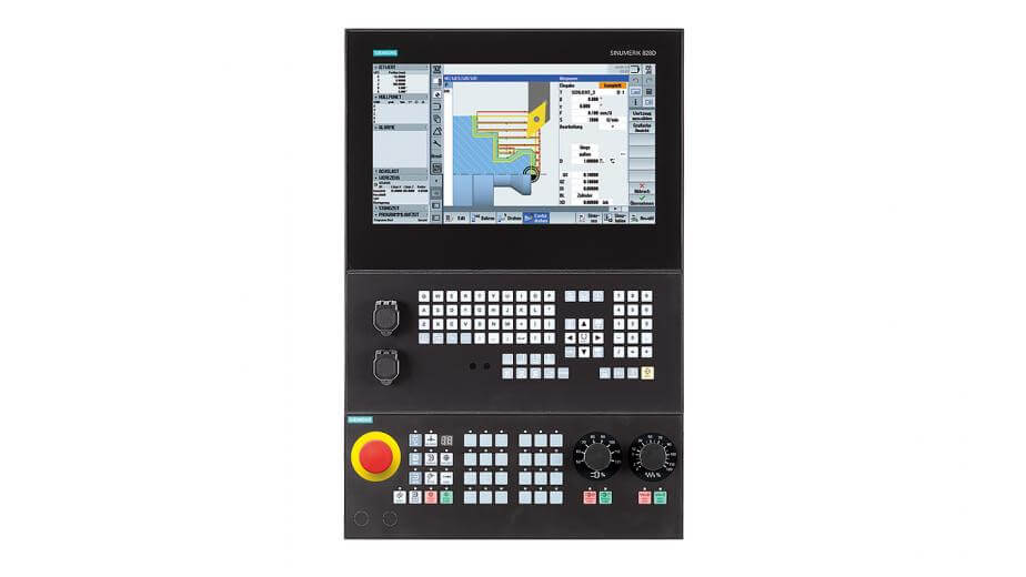 Sinumerik 828D is a compact, panel-based CNC, offered in vertical and horizontal models for flexible machine design integration. 