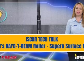 ISCAR-ov BAYO-T-REAM valjak – vrhunska završna obrada