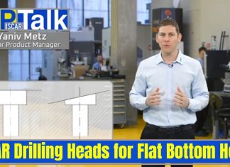 ISCAR glave za bušenje za rupe s ravnim dnom