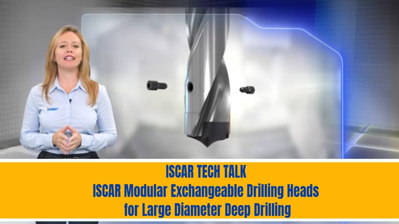 ISCAR Modular Exchangeable Drilling Heads for Large Diameter Deep ...