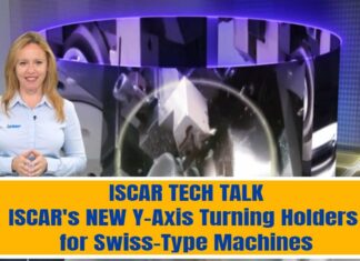 ISCAR TECH TALK – ISCAR’s NEW Y-Axis Turning Holders for Swiss-Type Machines